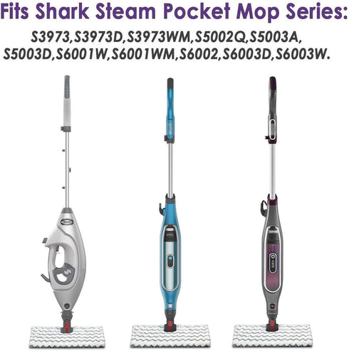 ConPus 2 Pack Replacement Steam Mop Pads for Shark Lift-Away Pro Steam Pocket Mop S3973, Genius Steam Pocket Mop