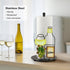 Countertop Country Wine Lovers Gifts - Metal Wine Paper Towel Holder with Solid Weighted Base, Farmhouse Kitchen Decor