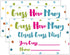 Candy Guessing Game Cards - 50-Pack for Games, Activities, and Decorations