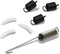 Premium Washer Repair Kit, Includes 3 Suspension Springs, 1 Counterweight, 3 Tub Wear Pads, Compatible with Major Brands