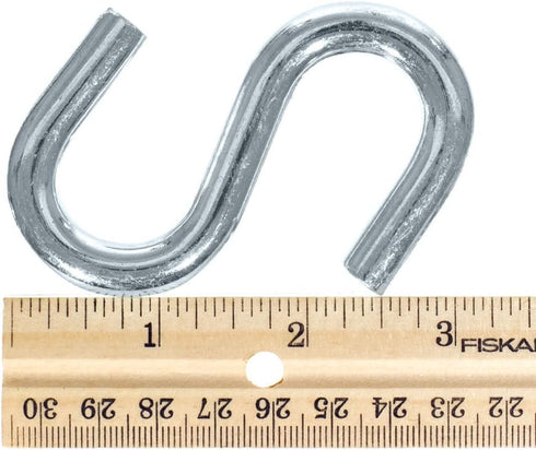 Paracord Planet - 4 Packs S Shaped Hooks, 3/8 Inch Thick, 3 Inches Long