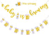 A Baby is Brewing Baby Shower Banner - Diaper Party Decor for Gender Reveal and Pregnancy Celebration