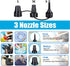 BrilliantHouse 3 Nozzles, 110V AC/12V Electric Air Pump, Portable Quick-Fill Air Mattress Pumps for Inflatable Cushions