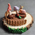 (Set of 2) Green Grass and Garden Picket Fence Silicone Fondant Mold - Chocolate Candy Gumpaste Tool