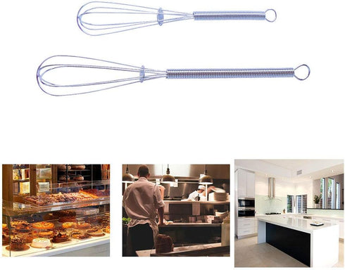 zYoung Mini Whisks Set of 2, 5 Inches and 7 Inches