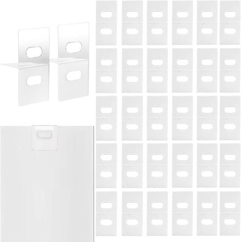 60 PCS (30 Sets) Vertical Blind Repair Tabs, Blind Repair Kit for Vertical Blinds, Clear Blind Fixer Tabs