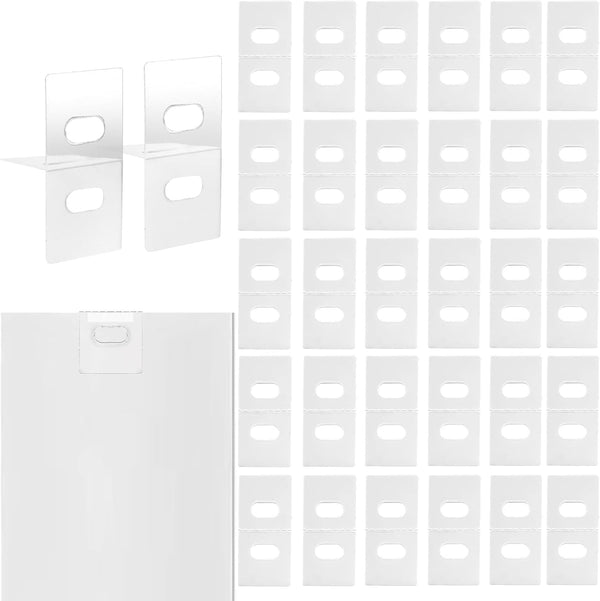60 PCS (30 Sets) Vertical Blind Repair Tabs, Blind Repair Kit for Vertical Blinds, Clear Blind Fixer Tabs