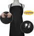 12 Pack (12, Bib Black Apron for Women Men Adult Chef, Kitchen Aprons Bulk with Pockets for Cooking Baking Painting