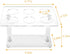 Ailelan Cone Display Stand, Clear Acrylic Ice Cream Cone Holders for Parties, Weddings, Buffets (6 Holes)