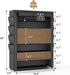 7 35-40 8 Closet, VTRIN Shoe Rack with Cover, Tier Shoe Organizer Storage for Pairs Shoes and Boots Large Capacity Tall