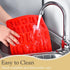 Silicone Letter Cake Mold, BPA Free, Non-Stick Chocolate Mold, Soft and Easy to Release, Red Mold for Cake Baking
