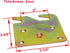 4 PCS Heavy Duty Wood Bed Rail Hook Plates with Mounting Screws for Headboard and Footboard