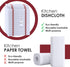 Avalon Kitchen Set Pack 15) 15x25 Inch, 100% Dish Towels (Value of Size Cotton Soft & Absorbent Kitchen Towels, Tea