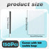 150 Pcs PYO Paint Your Own Brushes Mini Paint Brushes for Cookies Disposable Lip Applicators with Soft Brush Head Lipstick Applicator Wands with 150 Pcs Cookie Packaging Bags Edible Cookies Cupcakes
