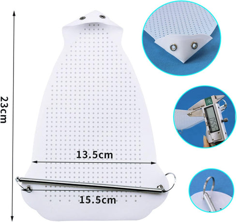 FQTANJU 2 Pcs Ironing Shoe Cover - Ironing Accessories for Electric Iron Sole Quick Install Cover