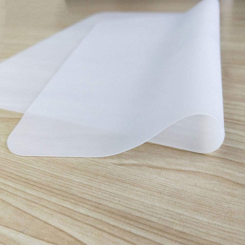 Waterproof Silicone Placemats, Non-Stick Baking Mat, Non-Slip Dining Table Mat for Kids/Baby/Children, Heat Resistant Insulation Countertop Protector Pads (Clear, 15.75x11.81Inch-3pack) by HomeDo