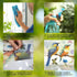 Vibrant Spring & Summer Window Clings, 78 PCS of Butterfly, Hummingbird, and Tulip Stickers for Home Decor.