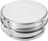 Portable Cookware Set, 4 Pcs Stainless Steel Camping Kitchenware Pan Pot Plate Tableware for Outdoor Cooking