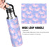 Cute Pink Axolotl Water Bottle, 32 oz Insulated Stainless Steel, BPA-Free, with Straw Lid for School, Office, Gym,