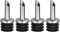 uxcell Stainless Steel Bottle Pourers, 4Pcs Olive Oil Spout, Wine Pourers Liquor