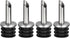uxcell Stainless Steel Bottle Pourers, 4Pcs Olive Oil Spout, Wine Pourers Liquor