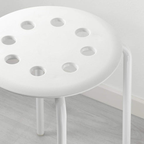 IKEA 32 cm (12 5/8 Marius Stool, White, '')