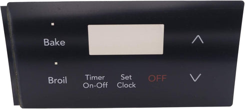 Supplying Demand 316220729 Range Black 7 Button Clock Overlay Replacement