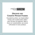 Creative Picture Frames 2 Opening Mahogany Frame with Glass for 5x7 Inch Photos, Includes 10x12-Inch Black Mat