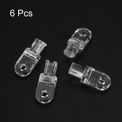 uxcell 6Pcs Transparent Tilt Wand Tip Repair, Vertical Blind Replacement Parts for Broken Horizontal Blind Accessories