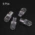 uxcell 6Pcs Transparent Tilt Wand Tip Repair, Vertical Blind Replacement Parts for Broken Horizontal Blind Accessories