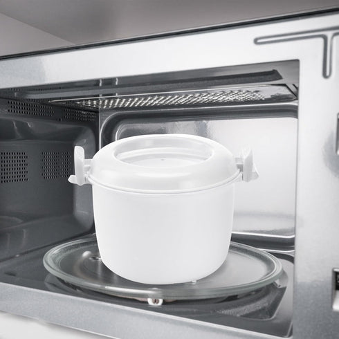 BESTOYARD Microwave Rice Cooker, Mini Portable Steamer for Cooking Soup, Rice, Chicken, Pasta