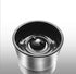 2 Packs Salt and Pepper Mills, Brushed Stainless Steel Grinder Set with Adjustable Ceramic Coarseness