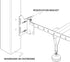 2 PCS Heavy Duty Bed Frame Brackets Adapter for Headboard, Queen Bed Modification Kit with Hardware