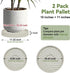 UoeRing 2 1 10" 1 11" $9.9 Pcs Plant Caddy with Hidden Wheels and Heavy Duty Rolling Plant Stand, Indoor Outdoor Plant