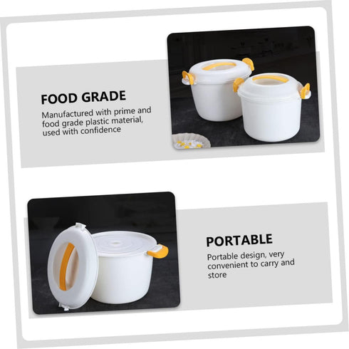 Housoutil Rice Cooker Oven, Food Steamer & Microwave Pasta Maker, Japanese Rice Cooker for Home