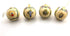 Royal Tara Irish Christmas Ornaments, Plastic Globe Baubles, Boxed Set of 4