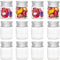 SUNNYCLUE 30Pcs Mini Glass Vials with Aluminum Screw Lids, 15ml Small Clear Tiny Glass Bottles for DIY Craft Storage