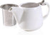 Ceramic Teapot with Stainless Steel Infuser - Heat Resistant 500ml/17oz Tea Pot for Loose and Blooming Tea
