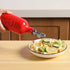 16 Oz 1 Pack(Red, Sweejar Ceramic Olive Oil Dispenser Bottle, Oil Dispenser for Kitchen with Gravity Spout, Relief