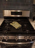 Caroline's Treasures White Wine on Linen Oven Mitt, Heat Resistant Thick Kitchen Mitt for Hot Pans