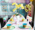 24 Pack 6 Set Frozen Summer Lawei Plastic Ice Cream Bowls with Spoons, Reusable Fun Ice Cream Cups Bulks, Cartoon Candy