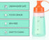 Squeeze Bottles Wide Mouth, Pack of 2 BPA Free Condiment Squeeze Bottles for Chunky Sauces, Crafts, 300 mL/10 oz.