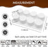 Tall Cylinder Silicone Molds for Baking Mousse Cake, 3D Silicone Baking Molds for Cakes, Brownie, French Dessert Mold for Pastry, Ice Cream, Cake Decoration Mold (8-Cavity)