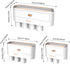iHave 3 Cups Toothbrush Holders for Bathrooms, Wall Mounted Organizer with Large Capacity Drawer and Tray