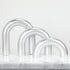 3Pcs HMASYO Sliver Arch Decorative Objects Statue, Coffee Table Bookshelf Aesthetic Decor for Living Room Bedroom