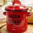 Emptycolor Bacon Grease Saver with Strainer 46oz Grease Container for Kitchen, Cooking Oil