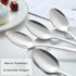 Pleafind 36-Pcs Dinner Spoons Set, 7.4 Inch Stainless Steel Silverware, Mirror Polished Spoons for Home & Kitchen