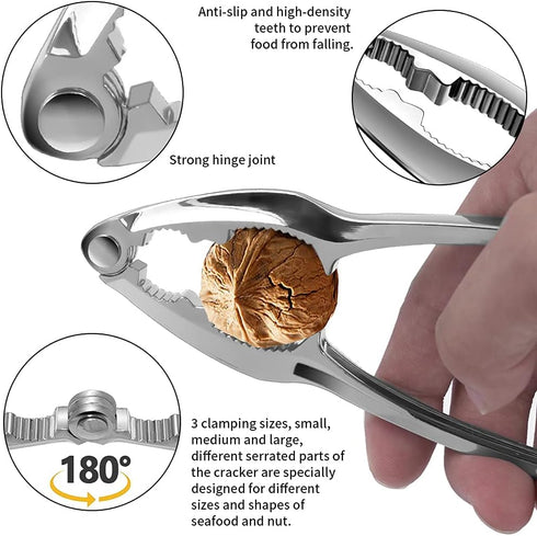 12 3 3 3 3 YGAOHF Pcs Professional Crab Leg Crackers and Tools - Includes Crab Crackers, Lobster Shellers, Crab Leg
