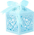 Lucky Monet Love Heart Laser Cut Wedding Candy Gift Box, Chocolate Box for Wedding Favor, Birthday Party (50pcs, Baby