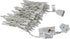 XMASHOME 63.8FT 300 Count (150L*2pcs) White Wire Clear String Lights, Incandescent Christmas Lights